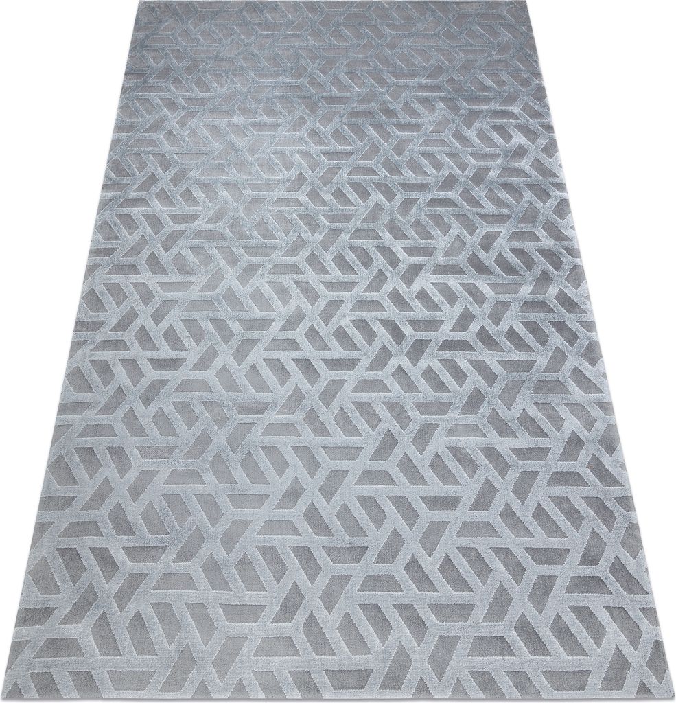 Teppich PEARL 51320D grau - Geometrisch exklusiv, strukturell Grau 154x230 cm