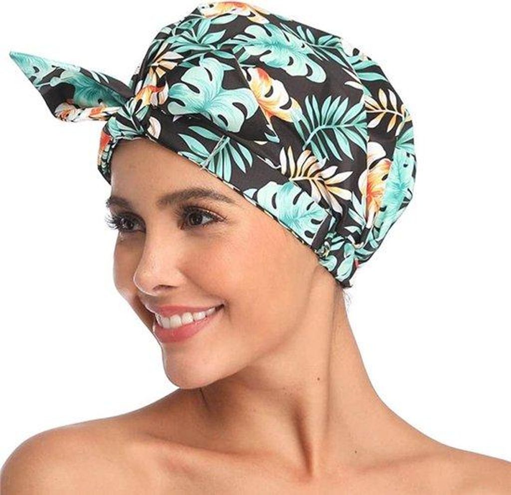 Verstellbare Duschehaube für Damen, wasserdicht und komfortabel