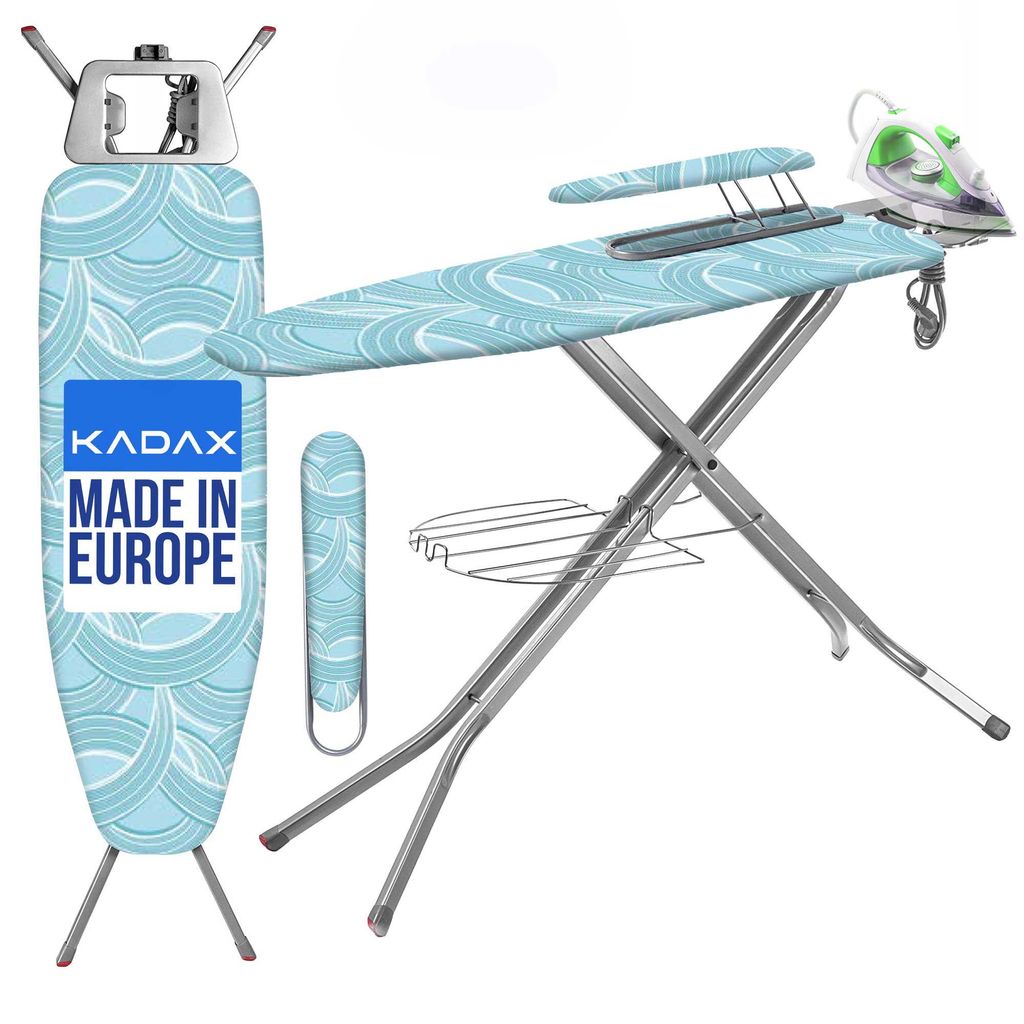 KADAX Planche à repasser avec rallonge intégrée, Table à Image du produit 