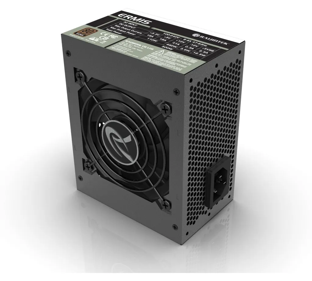 Alimentation PC 450W RAIJINTEK ERMIS 450B Bloc ATX Haute Qualité