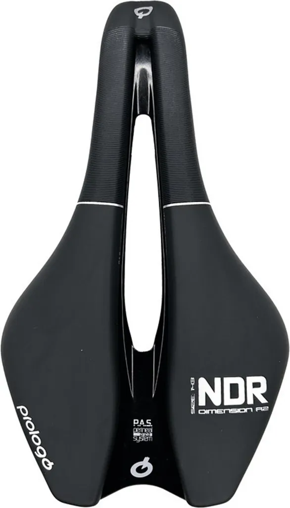 Prologo Dimension NDR Selle avec Canal PAS et Rails Tirox en 143 mm