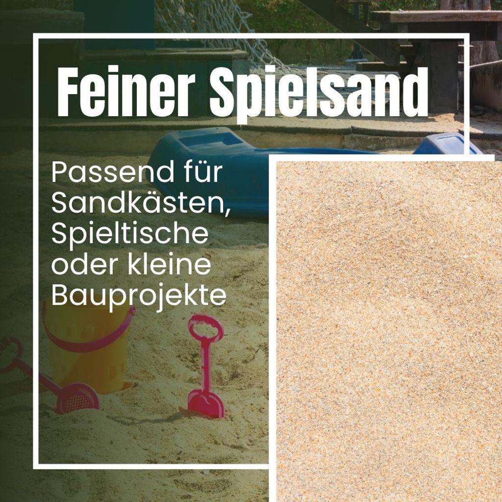 Formbeach Spielsand 25 Kg – Heller, Feinkörniger Quarzsand Für Sandkasten & Spielplatz, Formstabil Und Schadstofffrei