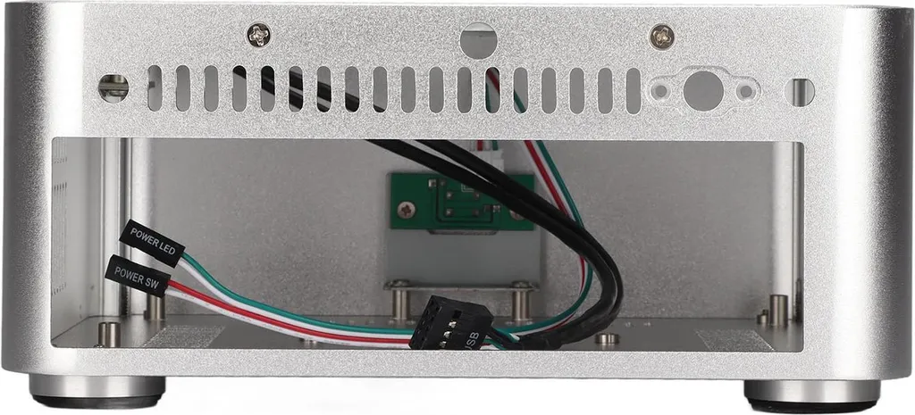 Boîtier ordinateur de bureau mini HTPC élégant pour home vidéo et salon