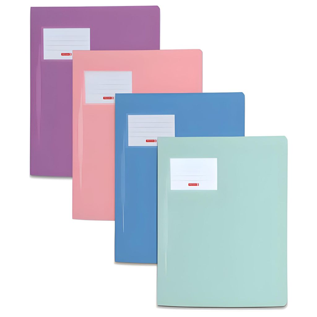 Brunnen | 4 Schnellhefter FACT!pp Pastell (A4, aus Produktbild 