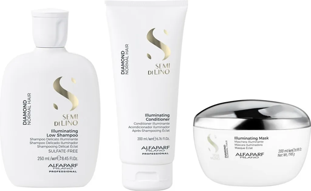Réparer les Cheveux Ternes avec le Kit Alfaparf SDL Diamond Illuminateur