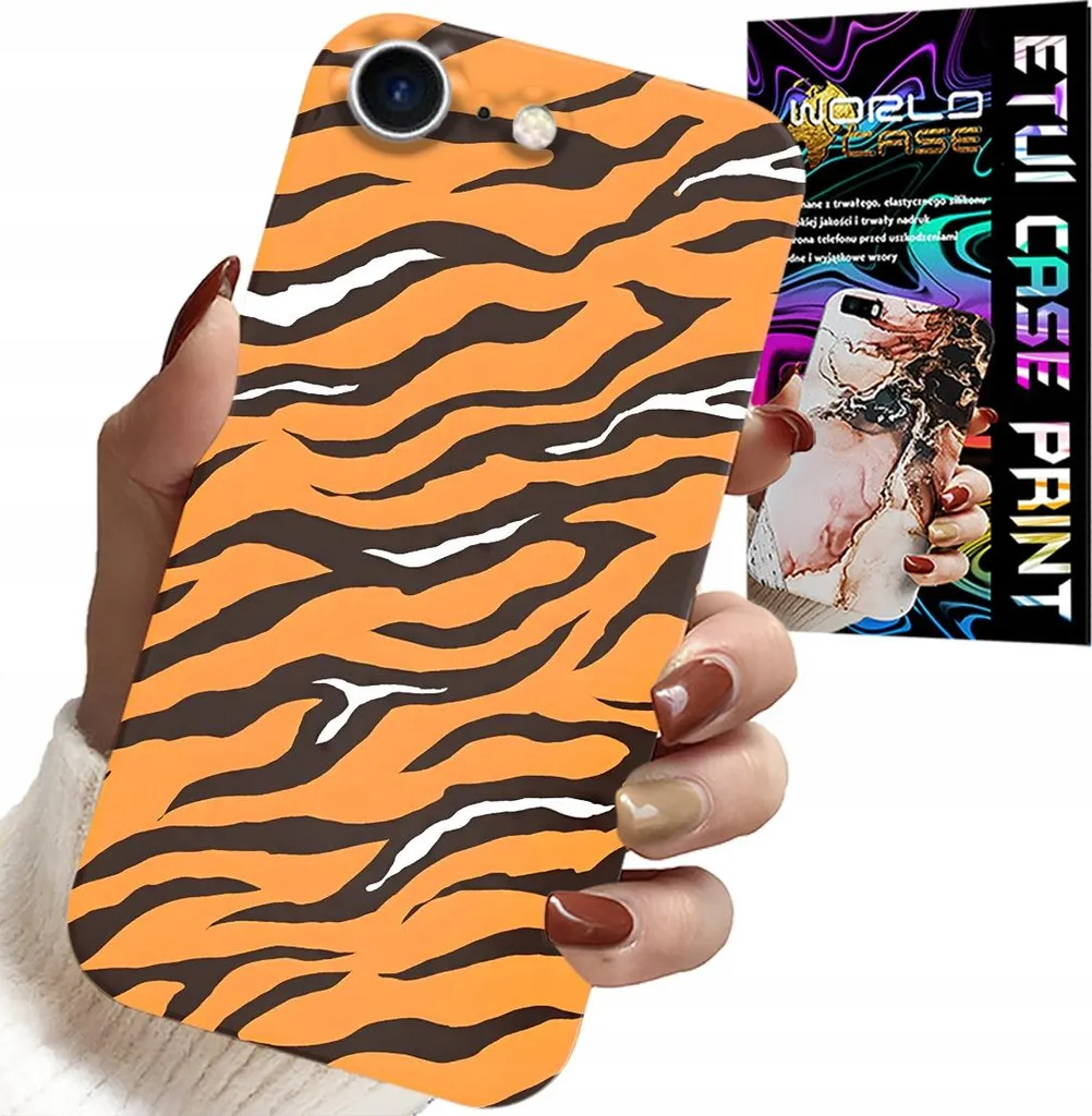 Custodia iPhone SE2/8/7 Tigre: Uno Stile Ruggente e Sicuro