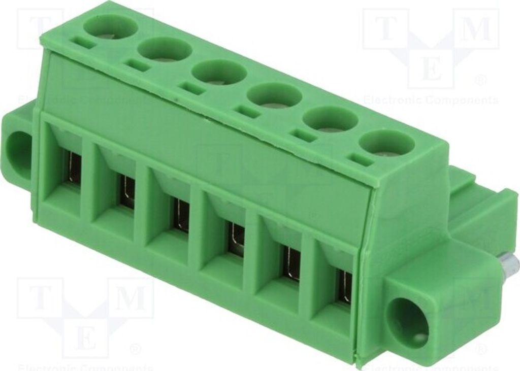 1x Klemmleiste abschaltbar Stecker Wege: 6 gerade 5,08mm 250V MSTB 2,5/ 6-STF-5,08 1