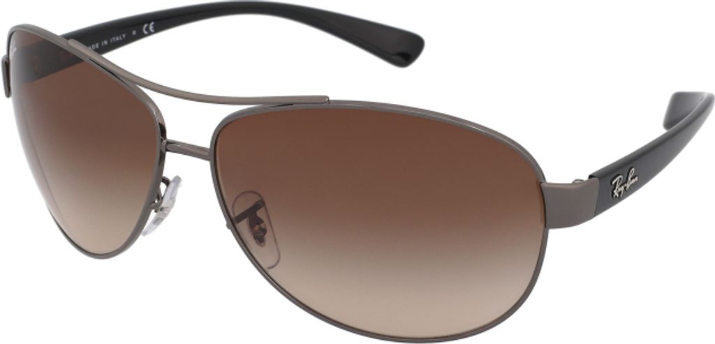 Ray-Ban RB3386, Erwachsener, Uni, Pilot, Schwarz, Nicht-polarisierte Linse, Metall