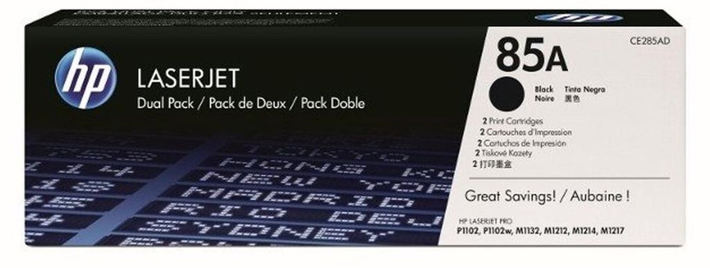 Cartouche de toner noir HP 85A (CE285AD) pour imprimantes Image du produit 
