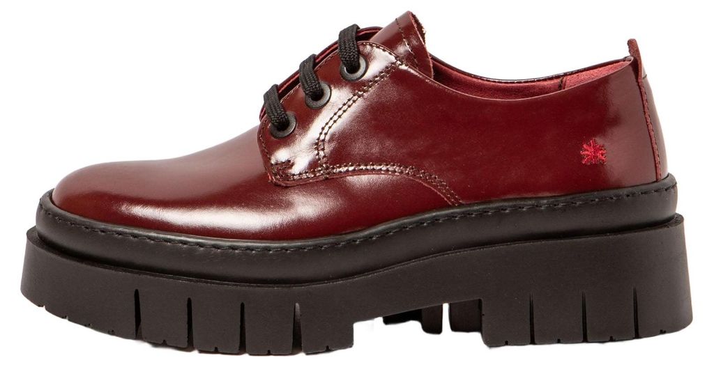 Art Schuhe Damen 1952 NAPPA SHINNY BURDEOS/ AMBERES Farbe Rot