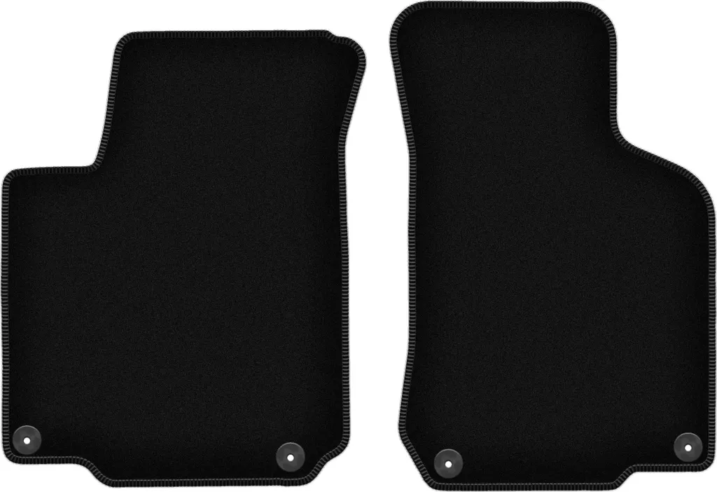 Tappetini Anteriori Skoda Octavia I (1996-2004) Velluto Nero - 2 Pezzi