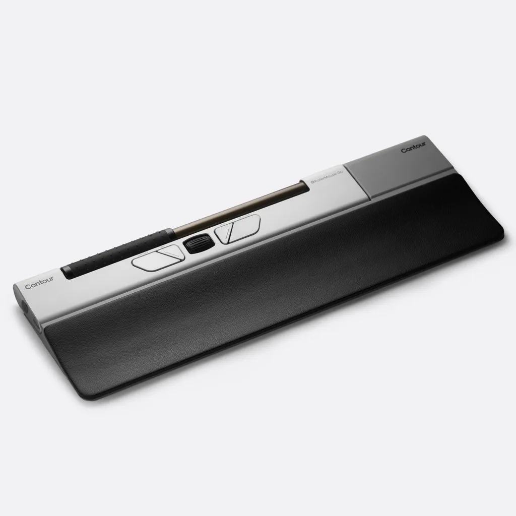 RollerMouse Go avec Dock : Souris sans fil compacte et ergonomique grise - 7