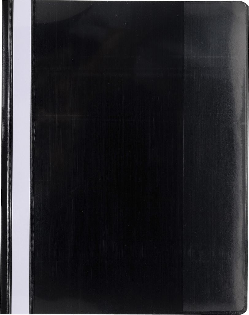 Exacompta 10x Schnellhefter A4 aus PVC 220μ - Schwarz - 439901B