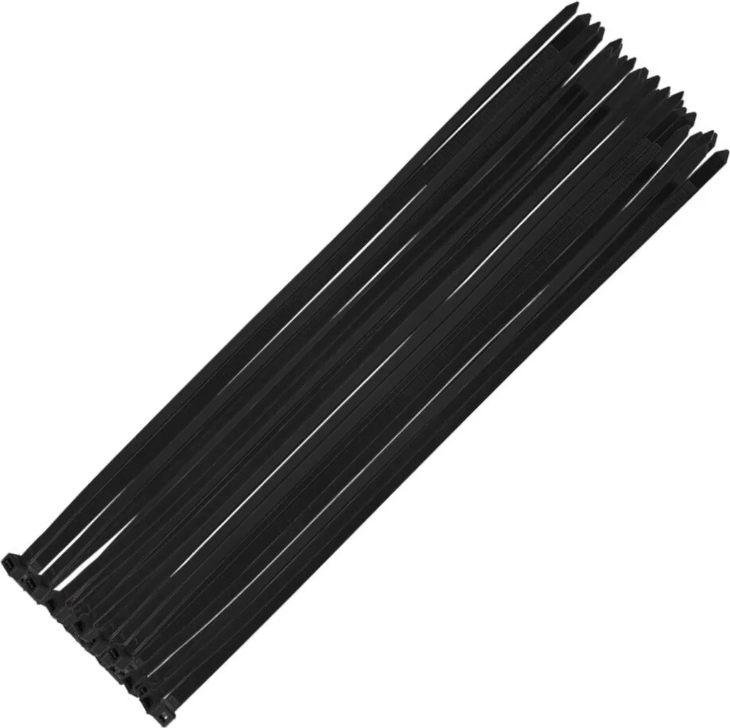 CONFEZIONE 500 PEZZI FASCETTE SERRACAVO AUTOBLOCCANTI IN NYLON NERO 3 X 150mm 82251037