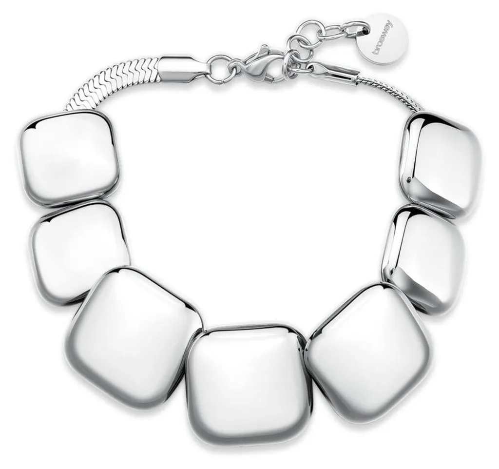 Bracelet femme acier design Muse BUE11 robuste et brillant hypoallergénique