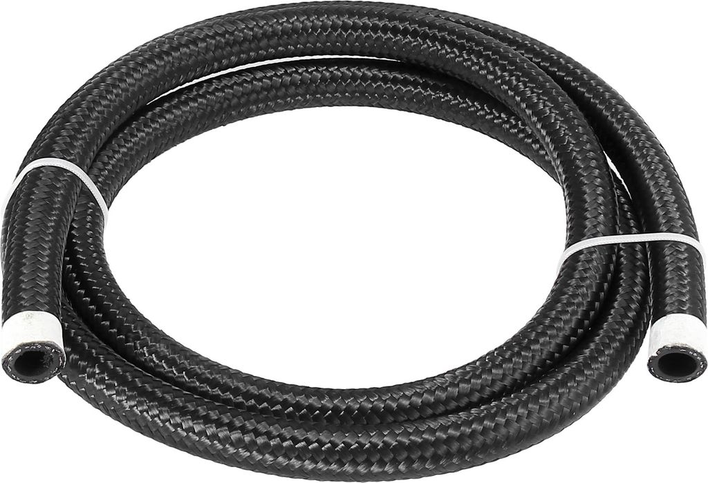 8AN Geflochtener Nylon Edelstahl CPE Öl Brennstoff Gasleitungsschlauch 5 Fuß