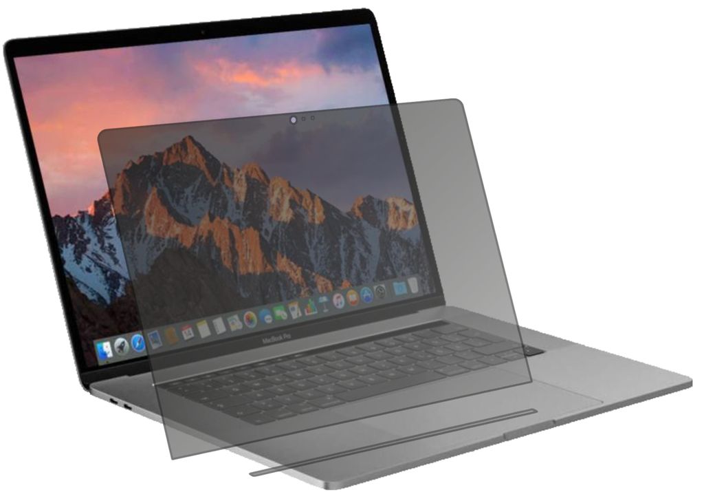 Schutzfolie für Apple MacBook Pro 13 Zoll (2019) Touchbar Blickschutzfolie
