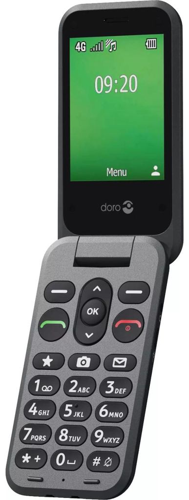 Doro Leva E20, a conchiglia, SIM singola, 7,11 cm (2,8"), Immagine del prodotto 