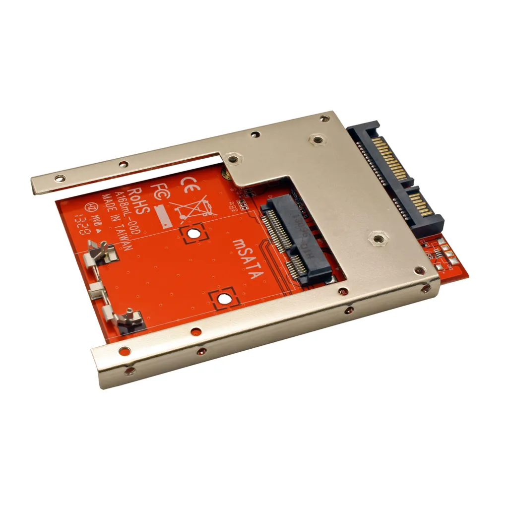 Convertisseur mSATA SSD vers SATA 22pin pour Disque Dur 2.5 pouces