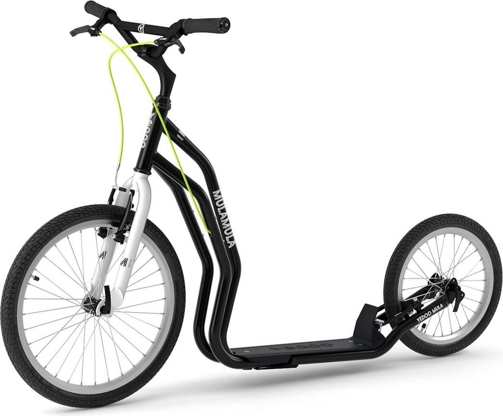 Tretroller Yedoo Mula RunRun 20/16 Dogscooter Scooter Roller Cityscooter schwarz