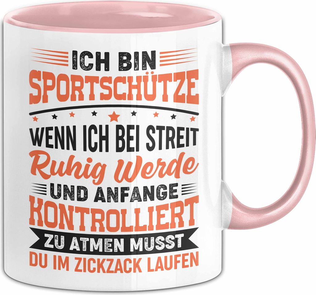 Sportschütze Tasse Geschenk Spruch Geschenkidee Geburtstag Produktbild 