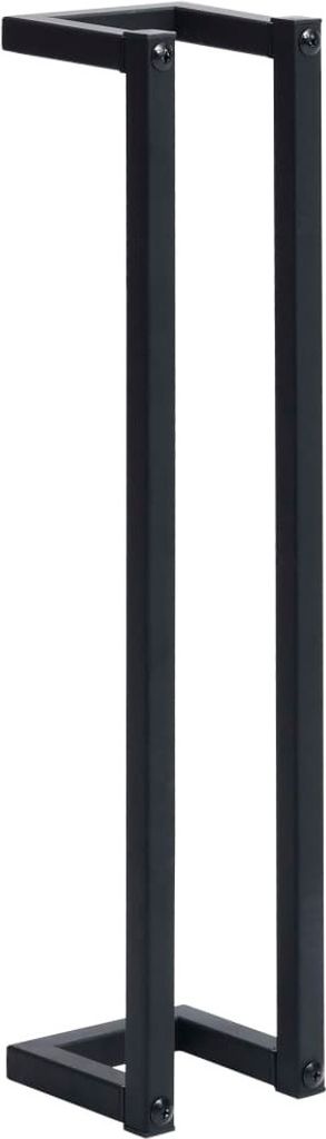 vidaXL Handtuchständer Schwarz 12,5x12,5x60 cm Eisen
