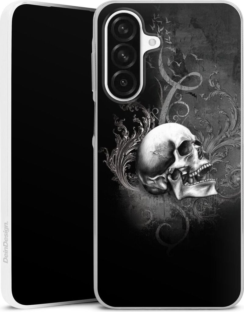 DeinDesign Slim Hülle für Samsung Galaxy A56 5G Silikon Case Ultra Dünn Handyhülle Gothic Schädel Totenköpfe