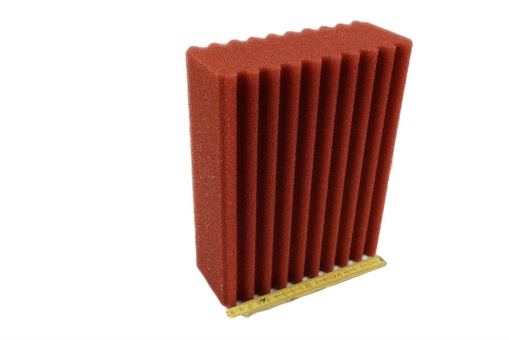 Filterschwamm Biotec 5.1/10.1 Filter fein rot 24,5 x 19,5 x Produktbild 