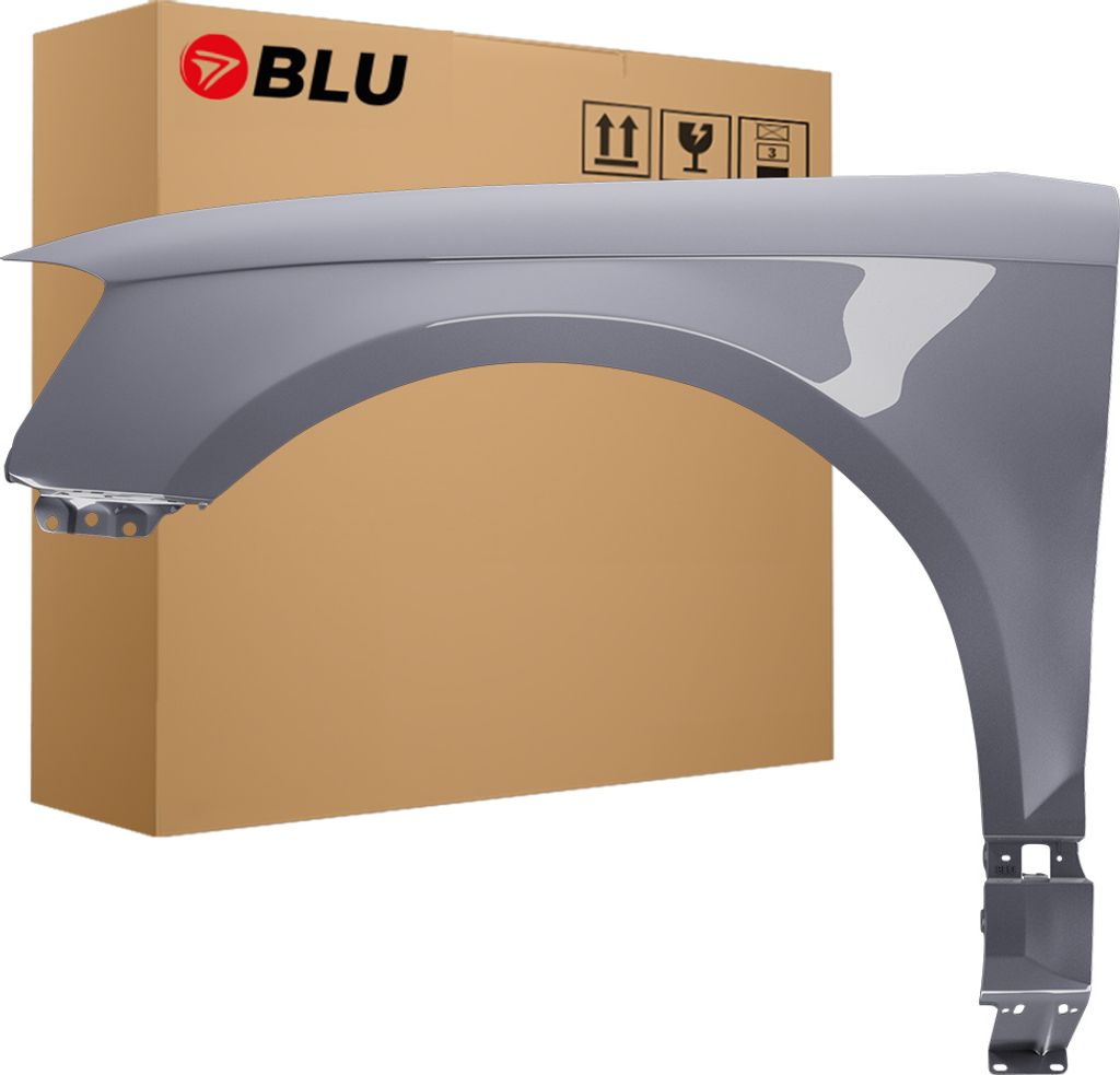 BLU Kotflügel Passend für Audi A3 8P II-generation LIFT LY7J Links Silber AvusSilber | 2008-2012 | Vorderseite Vorne | Lackiert | Einbaufertig