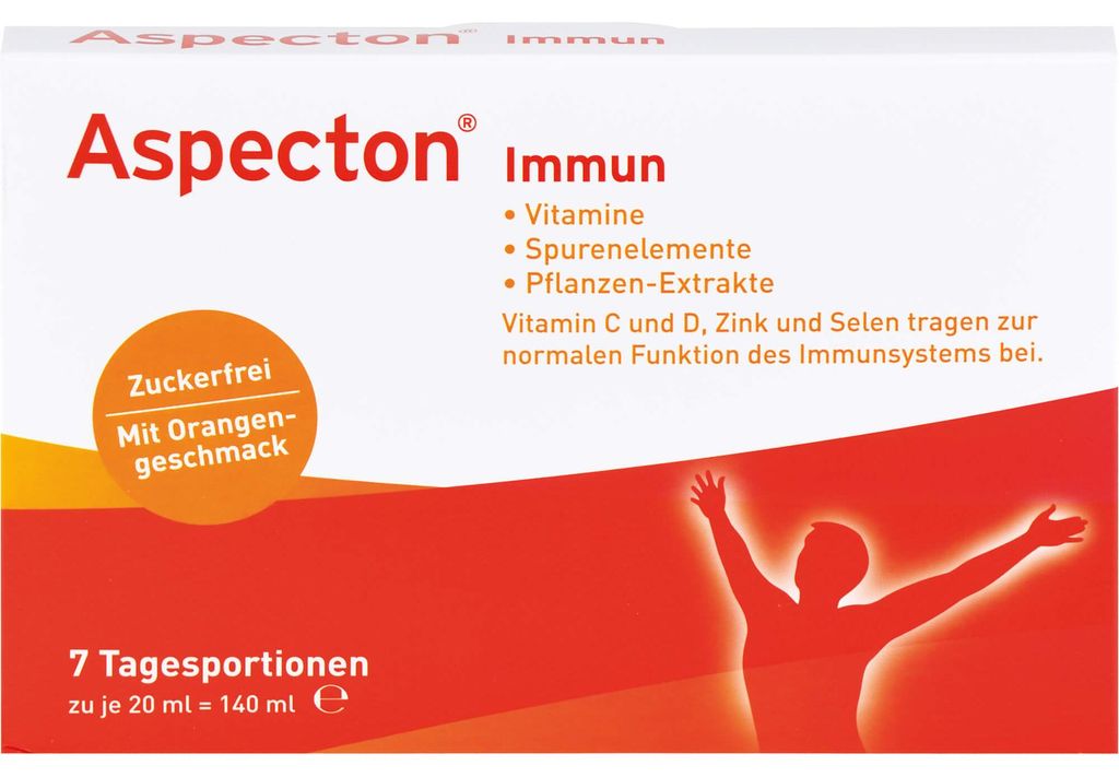 Aspecton Immun Lösung zur Unterstützung der normalen Funktion des Immunsystems, 7 St. Ampullen