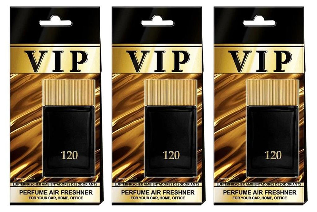 3x Auto Duft VIP 120,Lufterfrischer Auto,Duftbaum auto,Auto Produktbild 