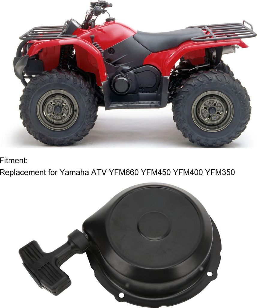 Rückstoß-Seilzugstarter-Ersatz für Yamaha ATV YFM660 YFM450 YFM400 YFM350 5GH-15710-00-00