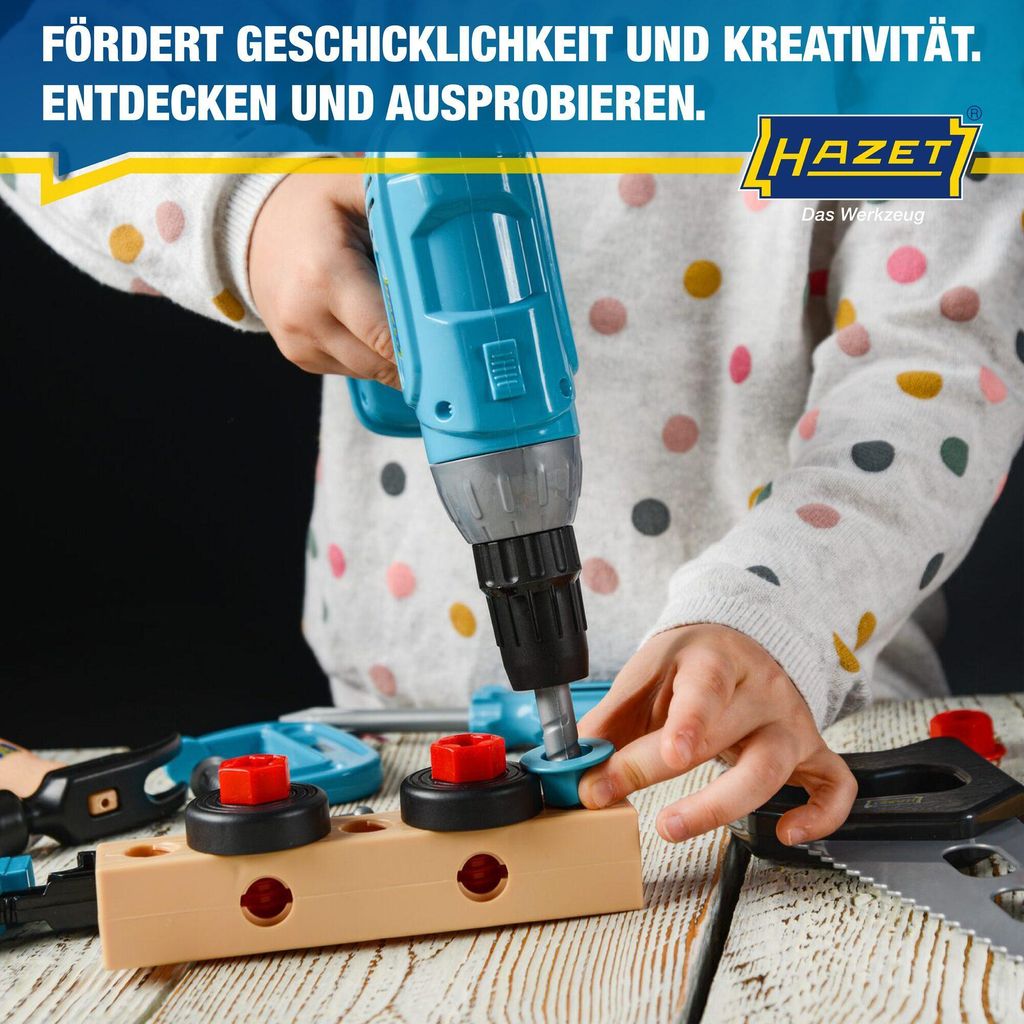 Hazet Kinderspielzeug Werkzeugsatz 61-teilig (für Kinder ab Produktbild 19