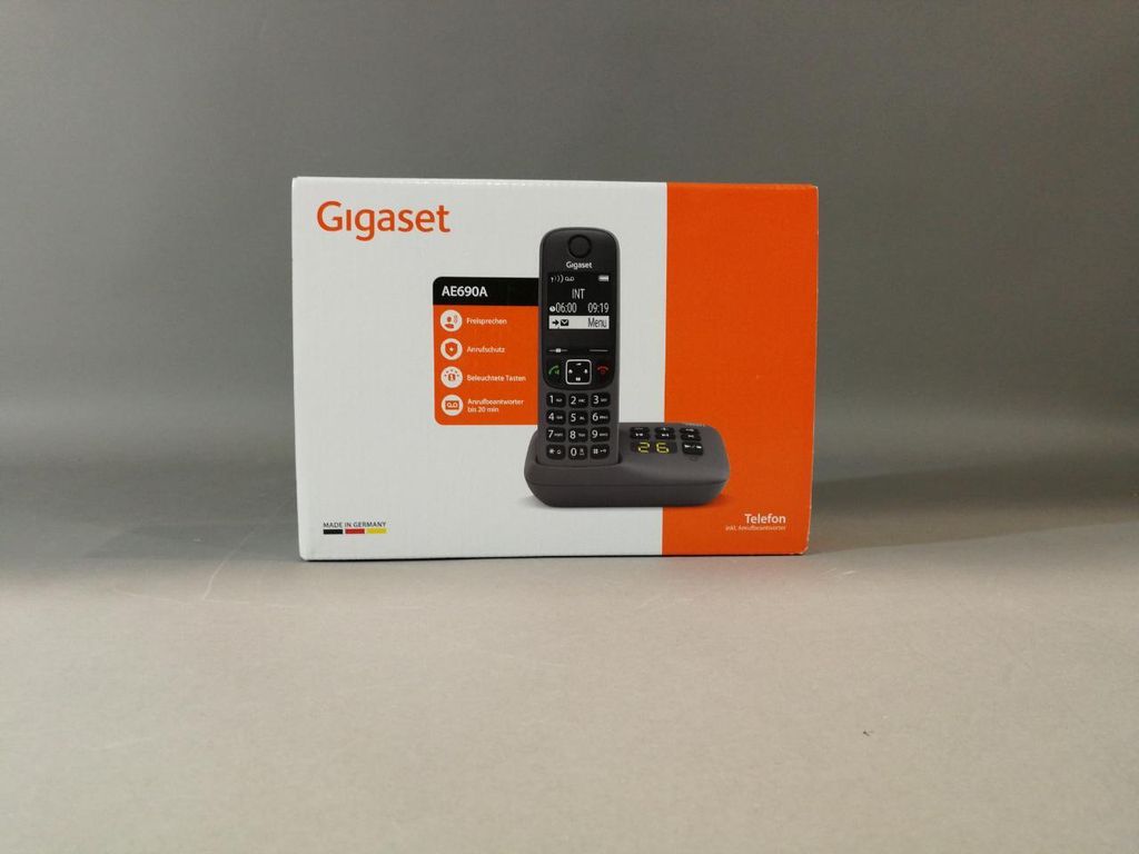 AE690A Anthrazit Schnurloses Telefon Produktbild 3