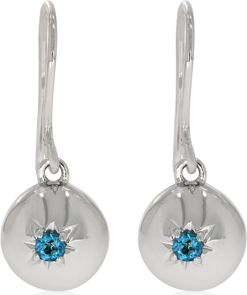 CB150519D69 Ohrhänger mit Swiss Blue Topas ca. 0,18 ct. XEN