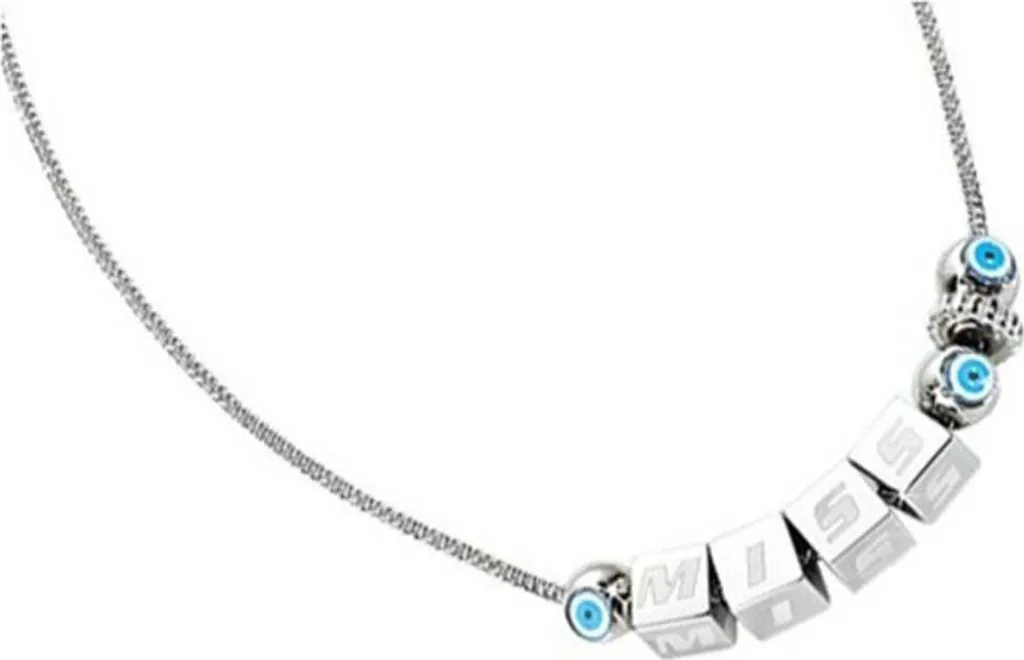 Collier Acier Inoxydable Miss Sixty SMKZ02 Argenté 44 cm Haute Qualité