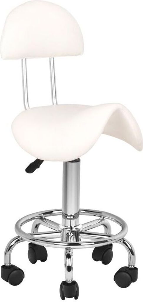 Kosmetikhocker 6001 Weiß Produktbild 