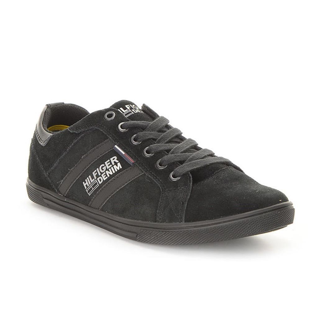 Tommy Hilfiger Herren Sneaker Sneakers M2385Iller 1C Schwarz #77
