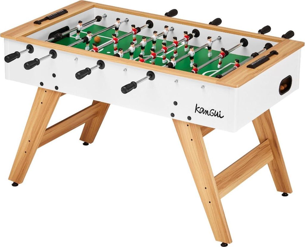 KANGUI Baby foot ado & adultes - Blanc/bois - 3 balles Image du produit 