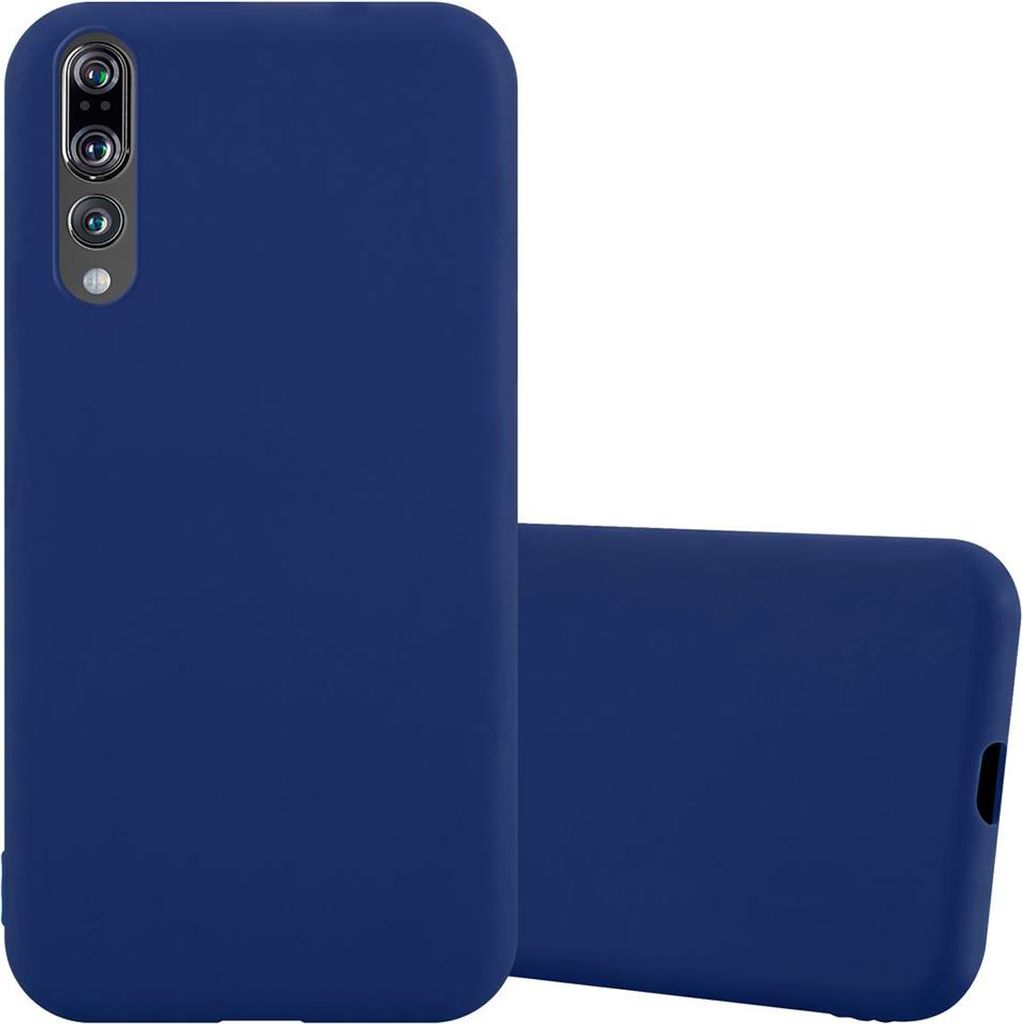 Cadorabo Hülle für Huawei P20 PRO / P20 PLUS Schutzhülle in Blau Handyhülle TPU Silikon Etui Case Cover