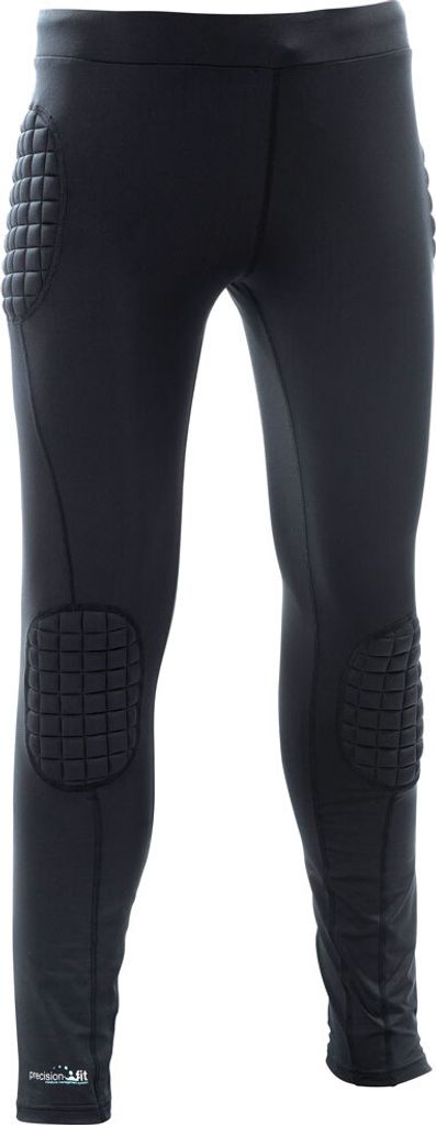 Precision Torwarthose gepolstert Junior Sporthose schwarz Größe M Fußball