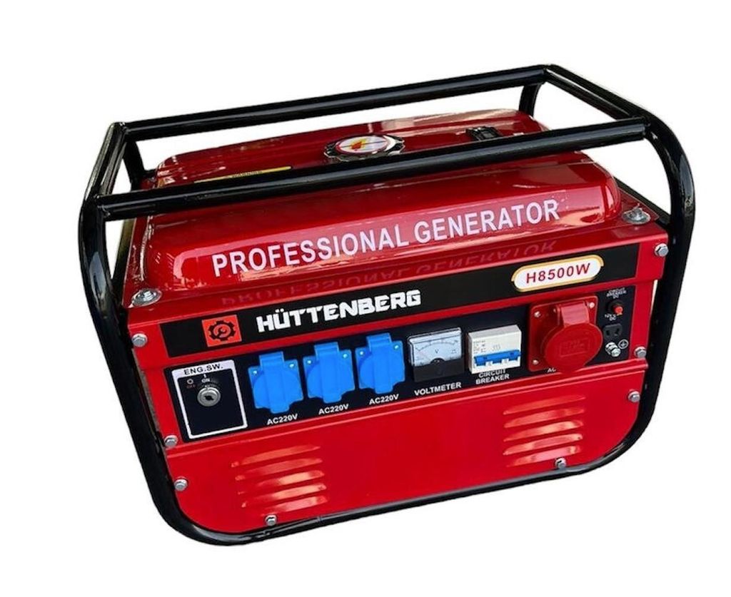 4-Takt H-8500W Notstromaggregat Benzin Stromerzeuger Generator Stromgenerator