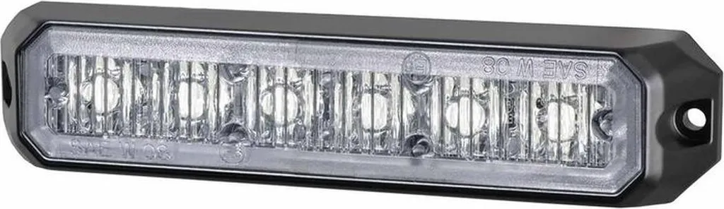 Feu à éclats à LED - Set de 2 pièces orange pour signalisation de toit - 3