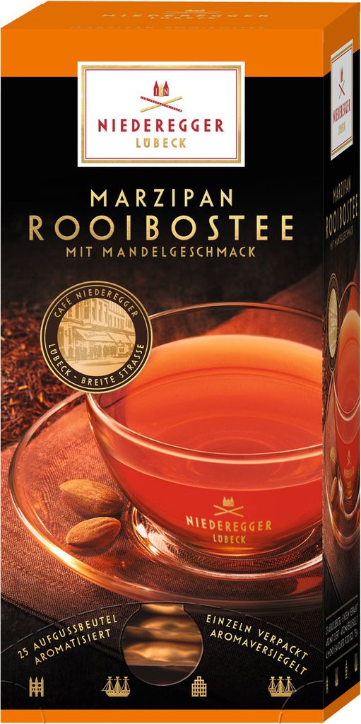 Niederegger Marzipan Flavoured Rooibos Tea Almond Flavour Zdjęcie produktu 