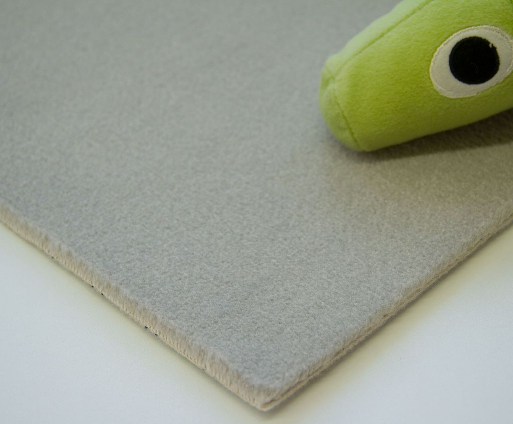 Steffensmeier Velours Teppichboden Palena Meterware | Auslegware für Kinderzimmer Wohnzimmer Schlafzimmer | Silber, Größe: 400x700 cm