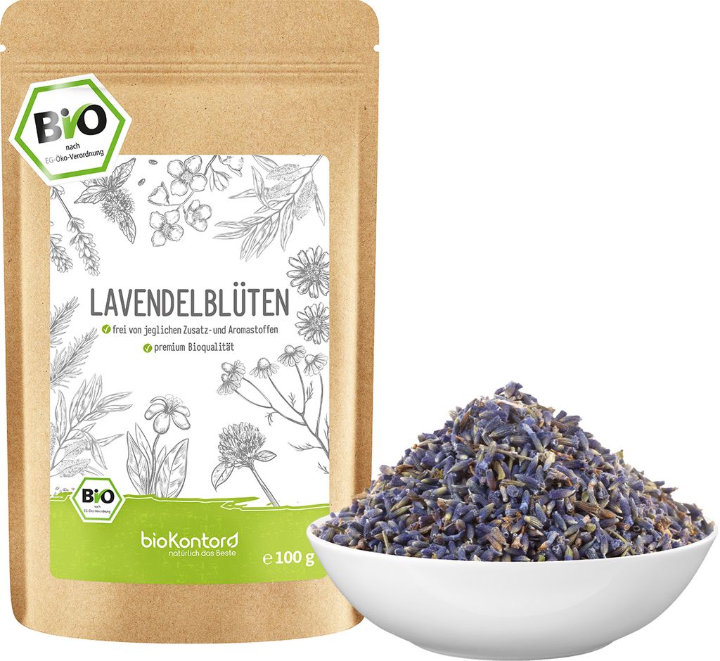 Lavendelblüten getrocknet 100 g I Lavendel 100 % natürlich Produktbild 