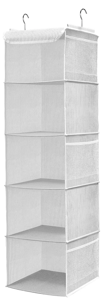 Système de rangement pour armoire anti-désordre, 5 niveaux suspendus