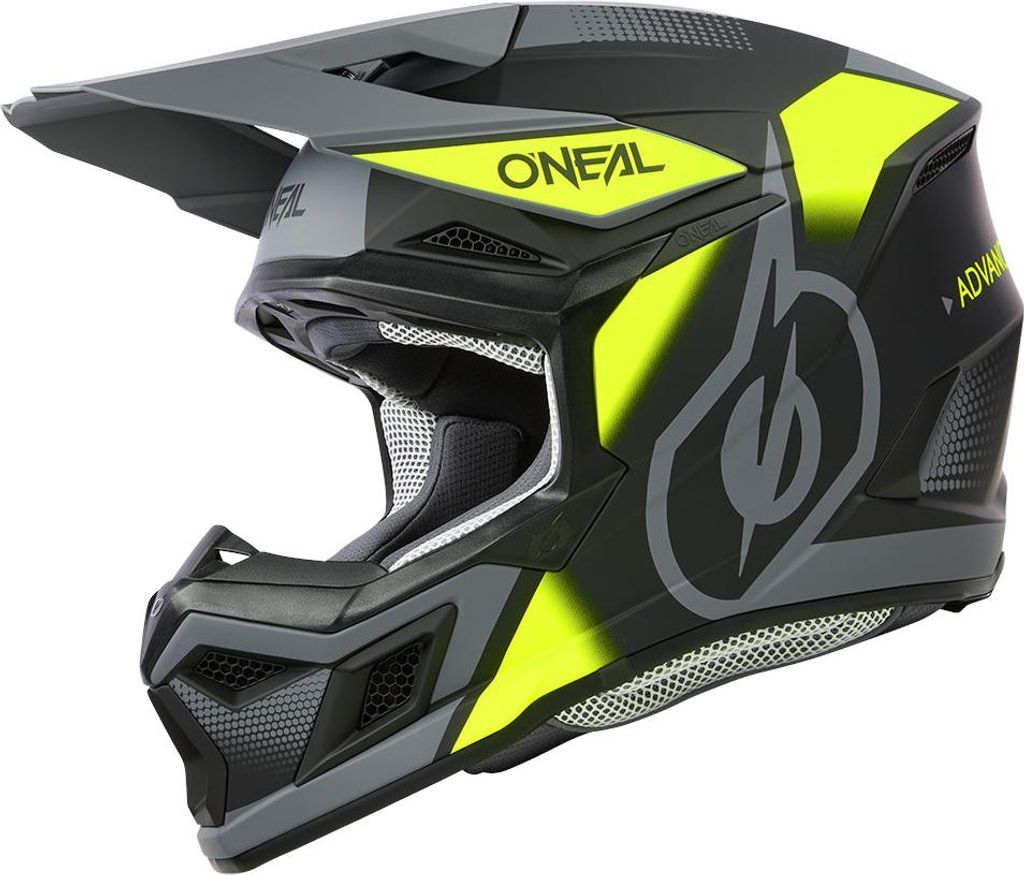 O'Neal 3SRS VISION Helm schwarz/gelb/grau L (59/60 cm)