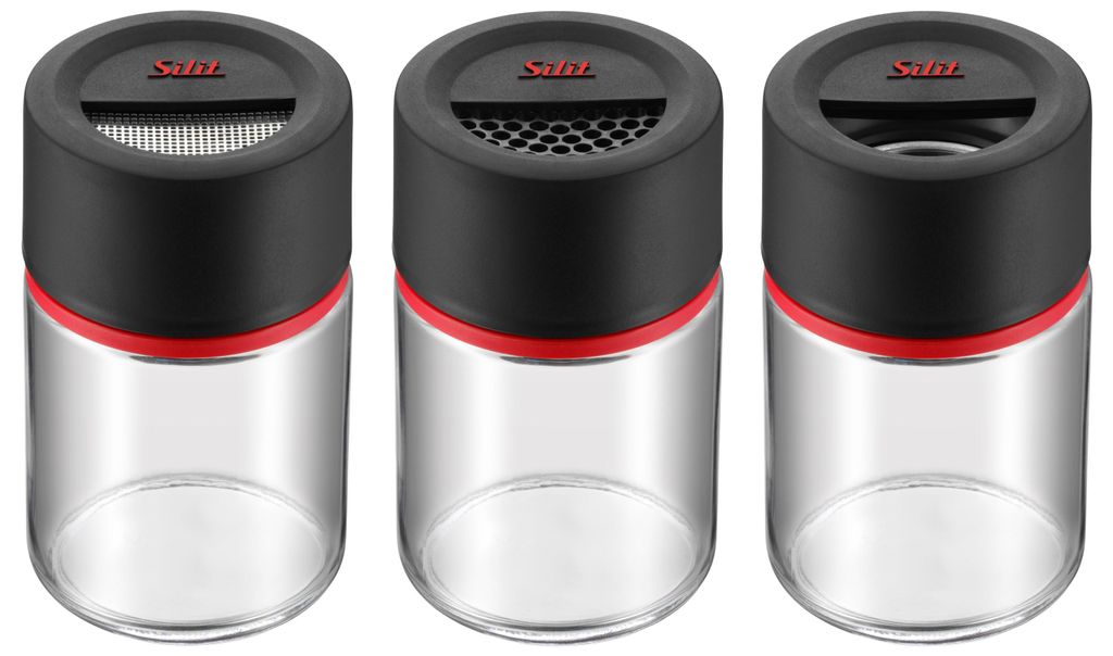 Silit Storio, Salz- und Pfefferstreuer-Set, Schwarz, Produktbild 