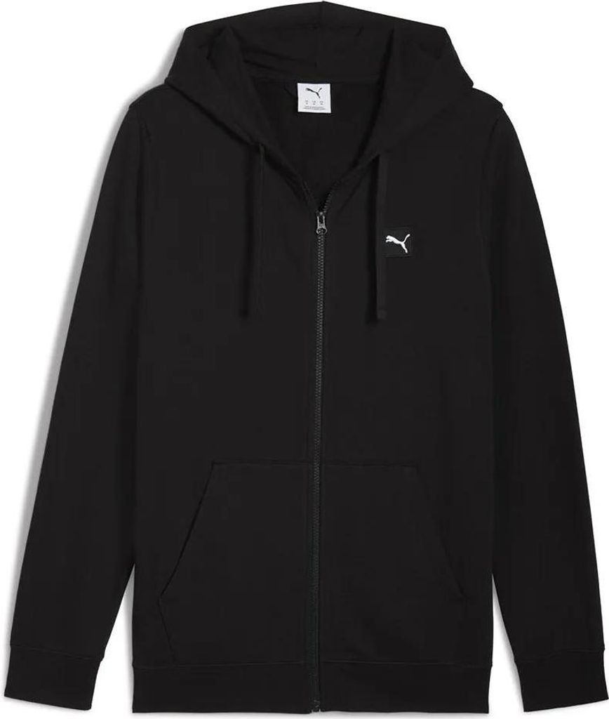 Puma ESS ELEVATED FZ Hoodie FL - schwarz, Größe:L